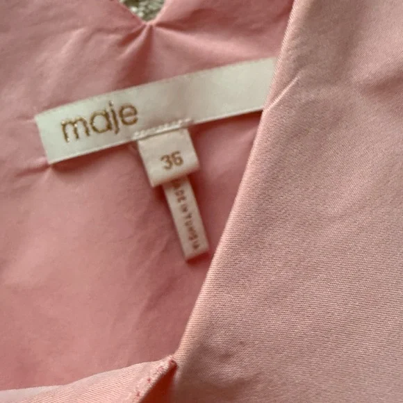 Maje Pink Maxi Dress - Picture 2 of 8